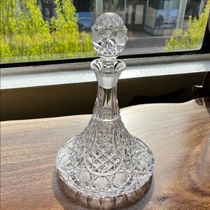 Elegant Crystal Decanter